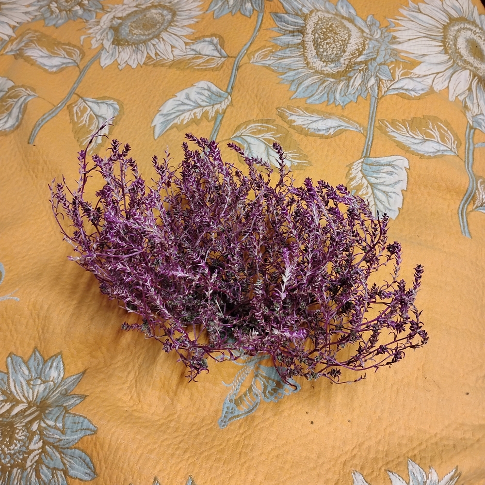 Purple Floral Home Accent